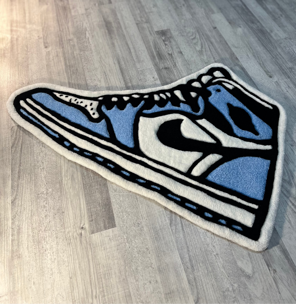 Blue Sneaker Rug
