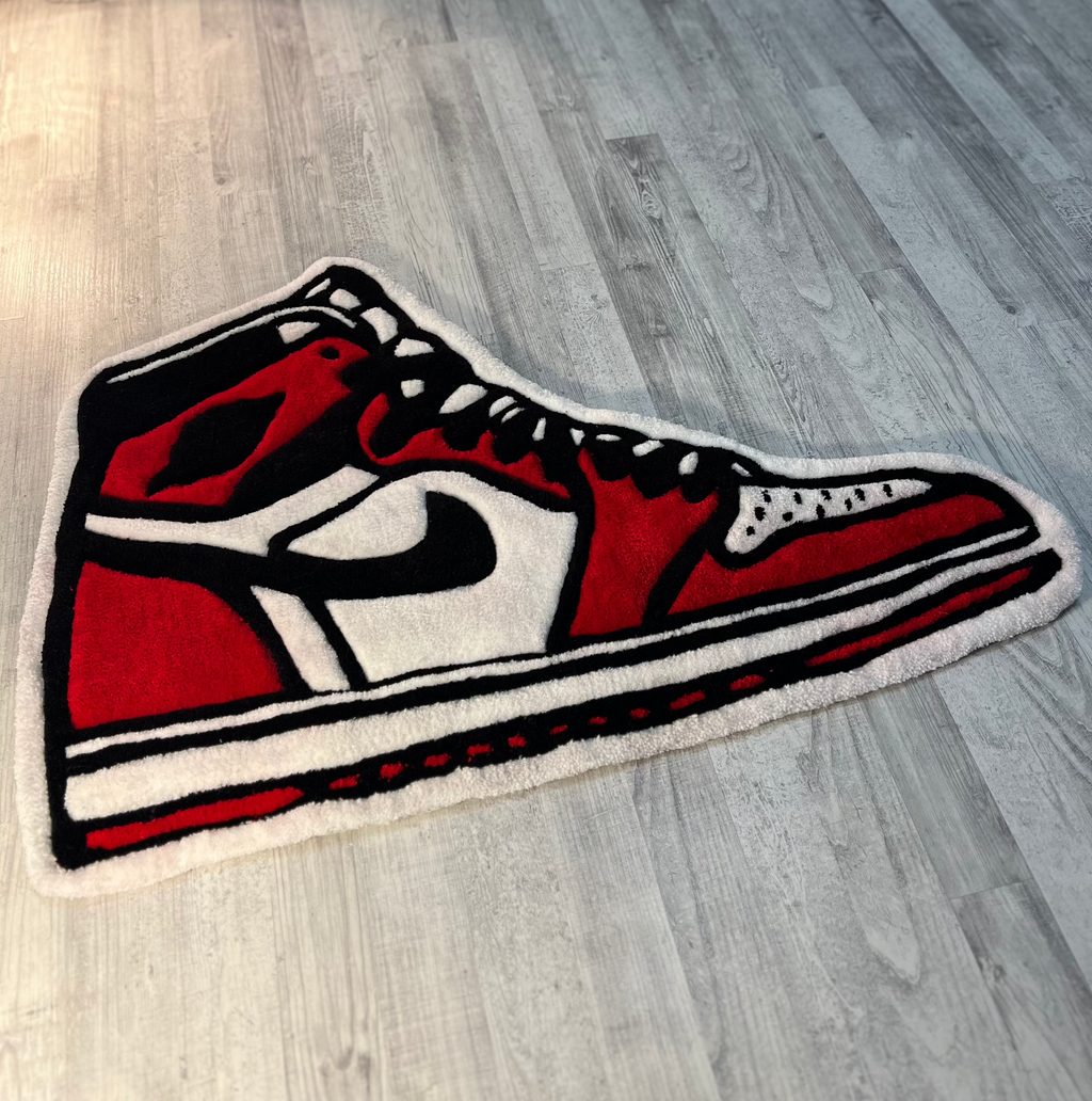 Red Sneaker Rug