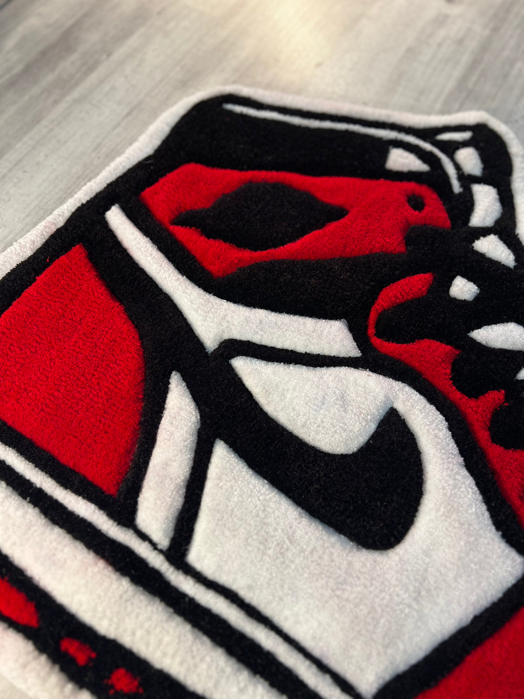 Red Sneaker Rug