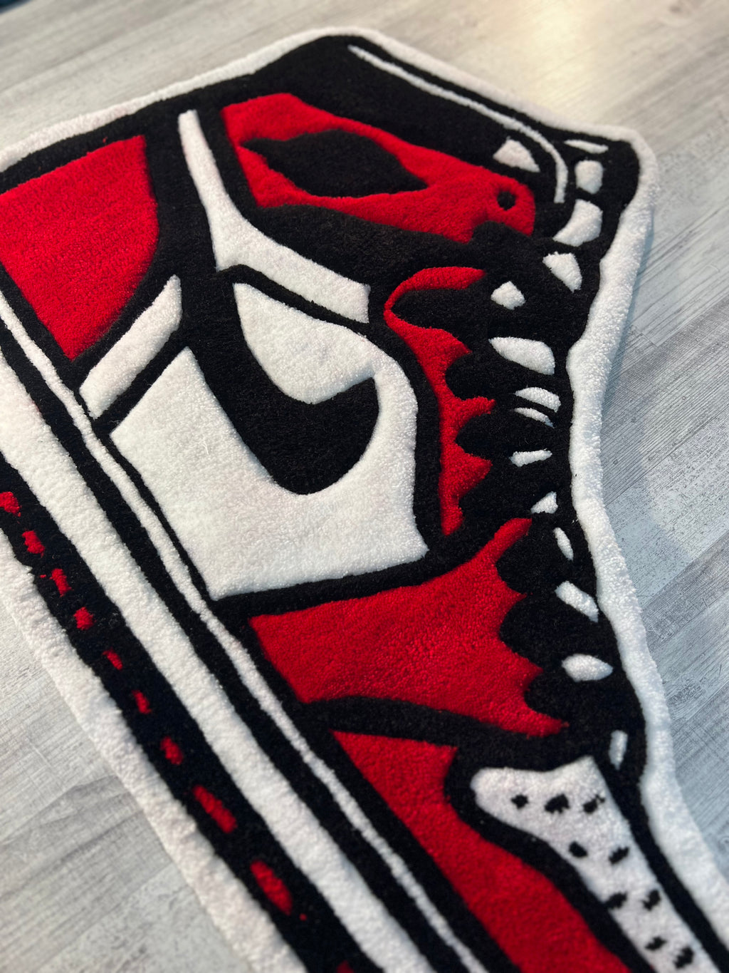 Red Sneaker Rug