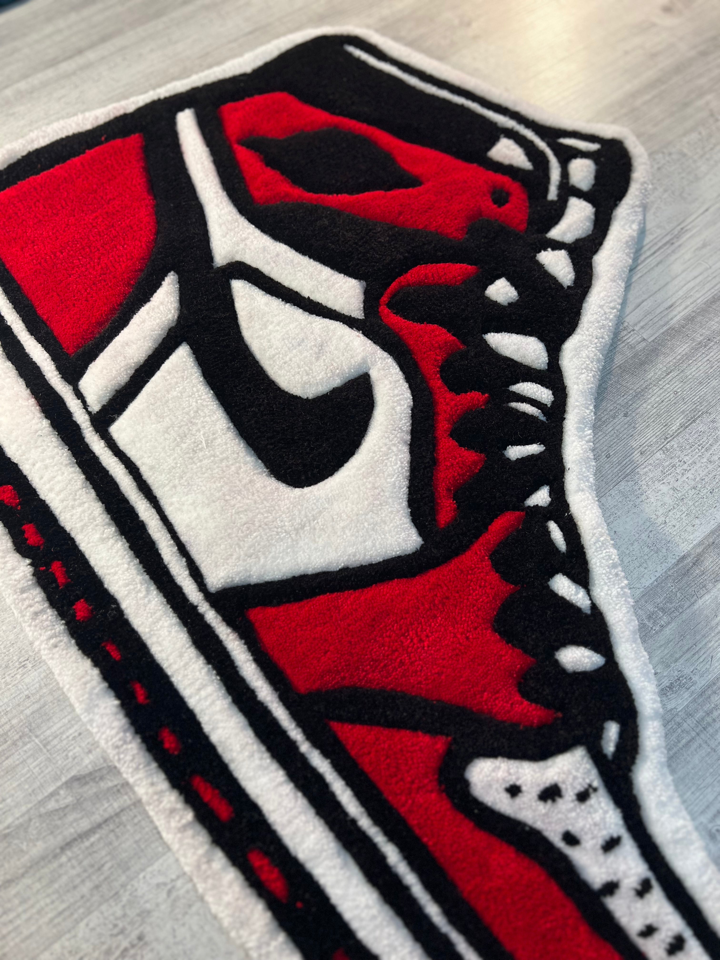 Red Sneaker Rug