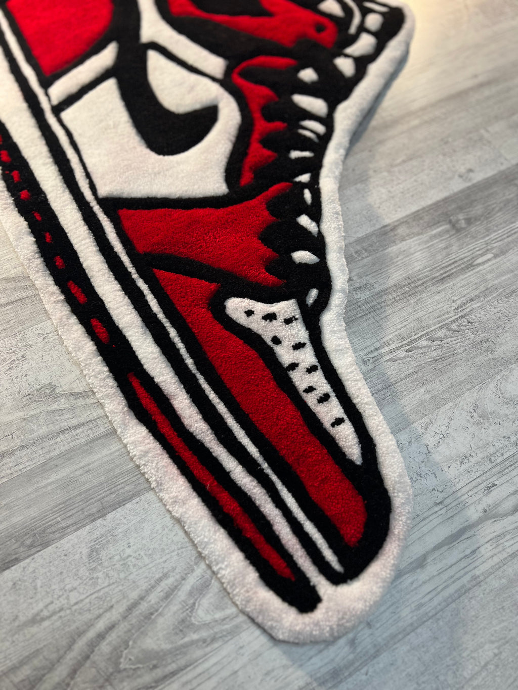 Red Sneaker Rug