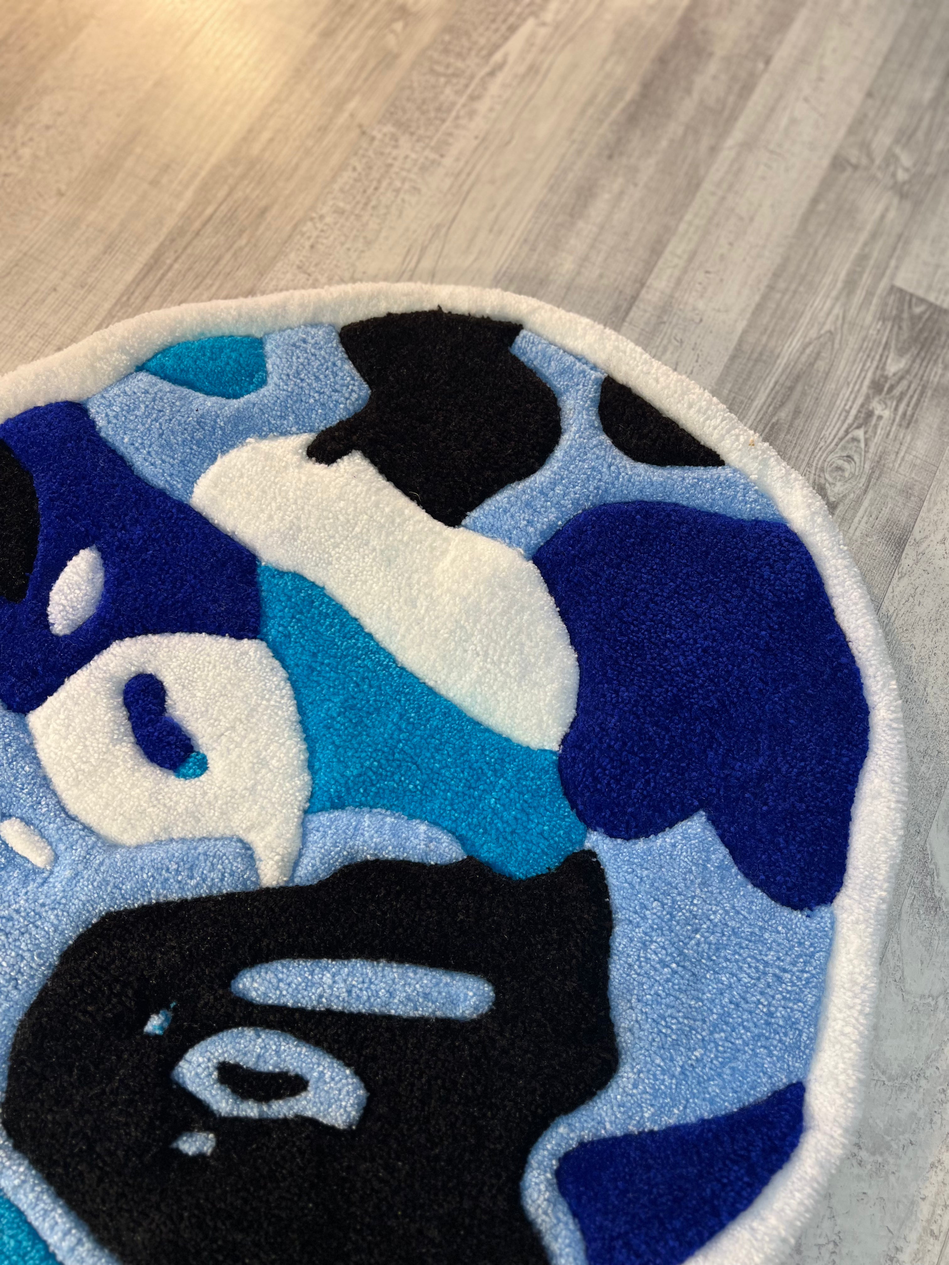 Blue camo Rug