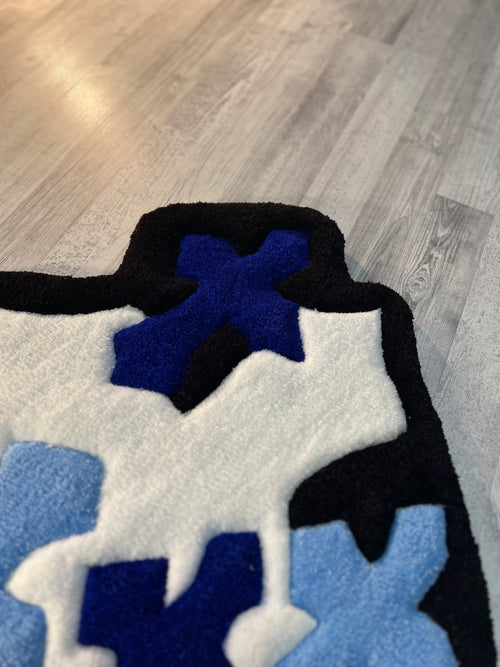 Blue Cross Rug