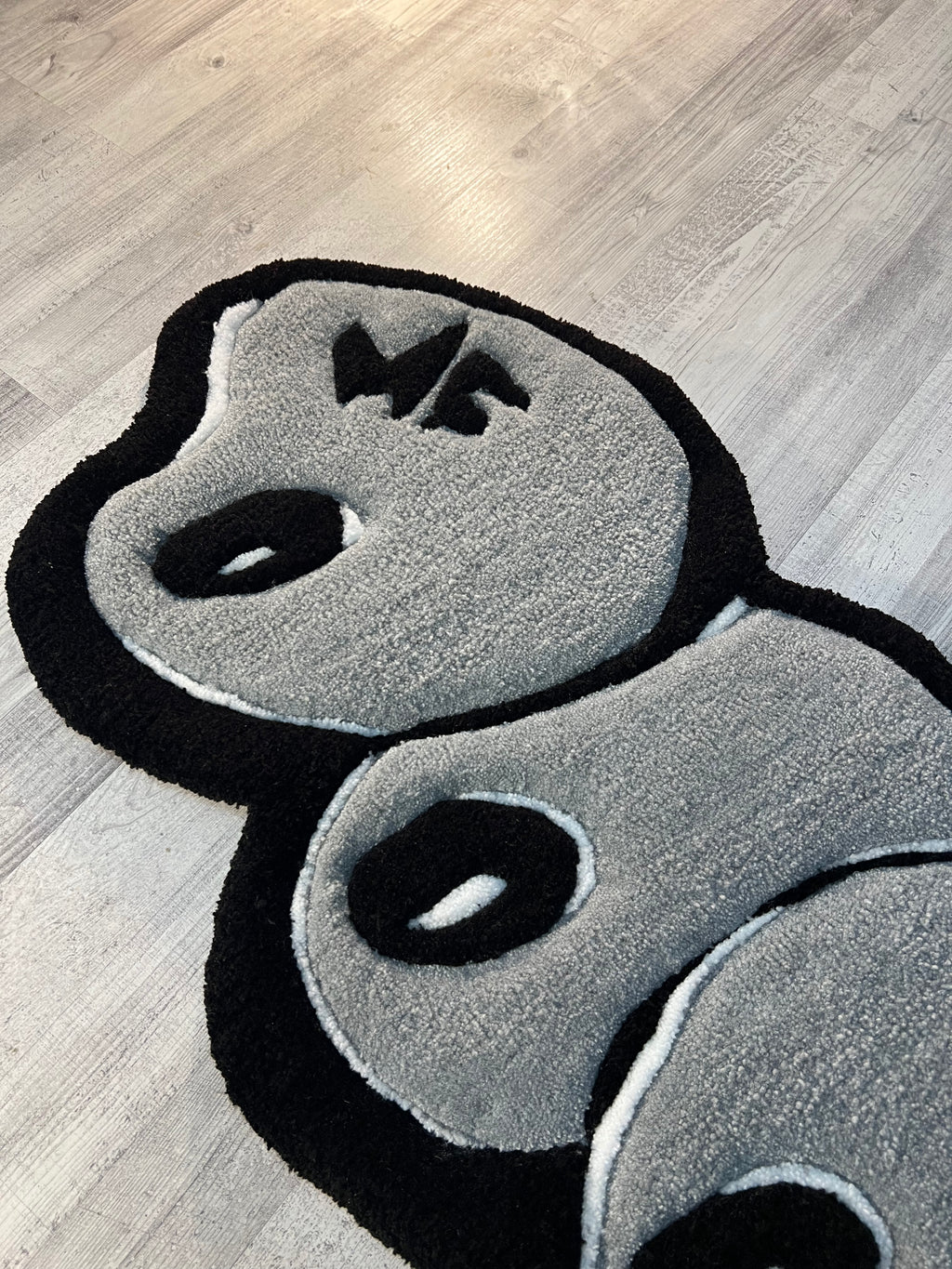 Grey MF DOOM Rug